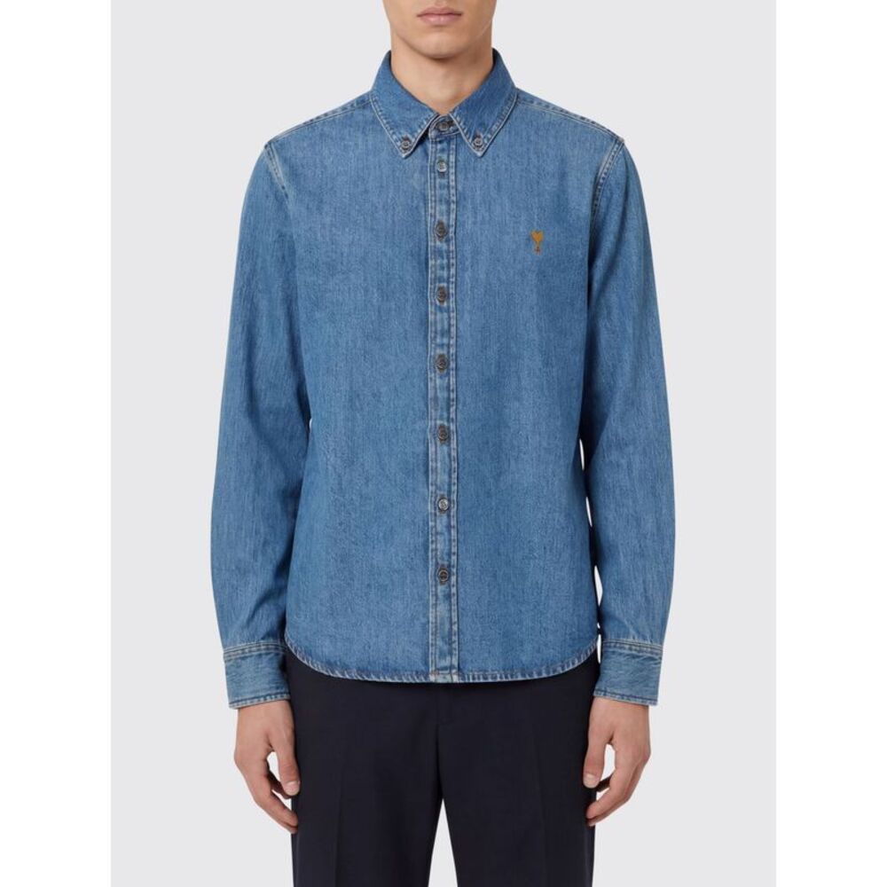 Ami Paris Shirt Men Blue